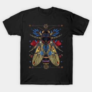 Cicada Entomology Lover Cicada Fest 2024 Broods Xix Xiii T-Shirt